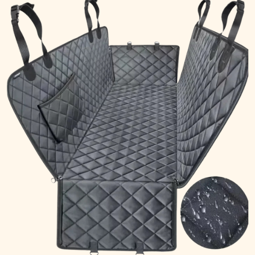 Dog Travel Seat, Car Seat Cover, Hammock, Scratch-Proof, Waterproof, Non-Slip, Durable, Soft, Pet Carrier for Cars, Trucks, and SUVs