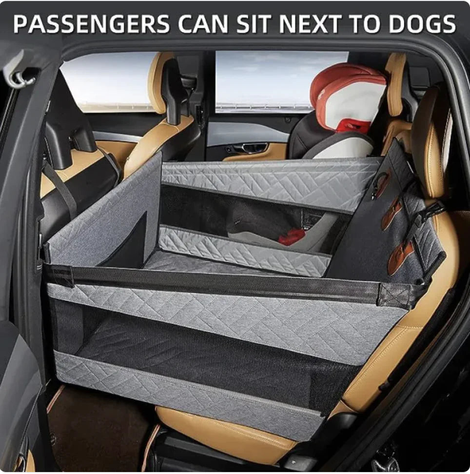 Premium Waterproof & Dirt-Resistant Dog Bed for Car Travel