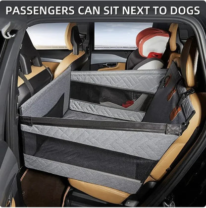 Premium Waterproof & Dirt-Resistant Dog Bed for Car Travel